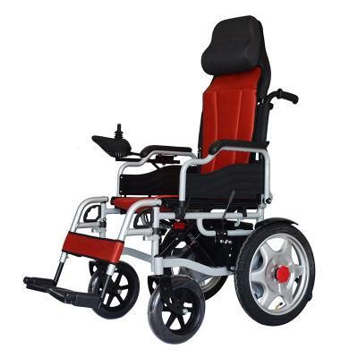Hot Sale Foldable High Quality Carbon Steel Electric Wheelchair ISO