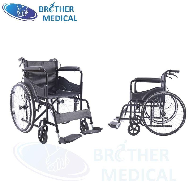 Lightweight Leisure Manual Aluminum Rehabilitation Therapy Supplies Wheelchair