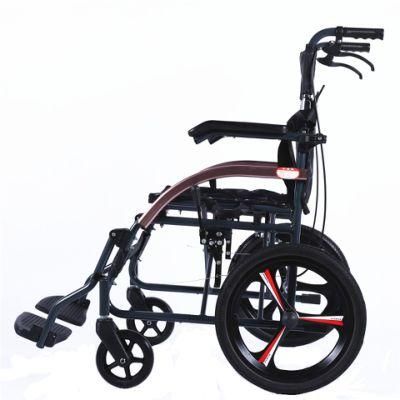 Aluminium Light Folding Manual Hospital Wheelchair