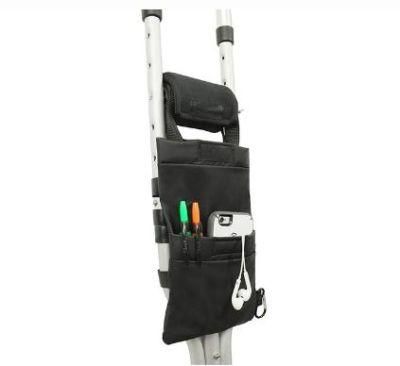 Portable Black Walker Crutch Storage Bag