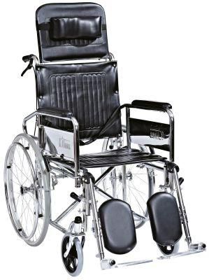 Rehabilitation Hospital Cheap Steel Folding Wheel Chair