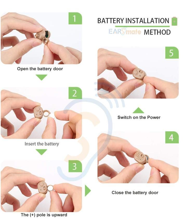 Super Earsmate in The Ear Hearing Aid Aids for Hearing Enhancer