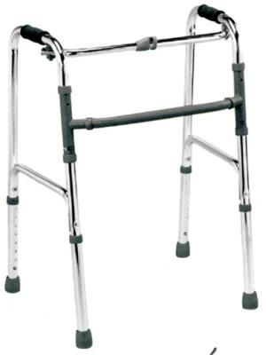 Easy Carry Lightweight Folding Aluminum Walker Frame for Elderly People