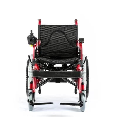 Health Care Aluminum Handicapped Folding Electric Wheelchair for Elderly
