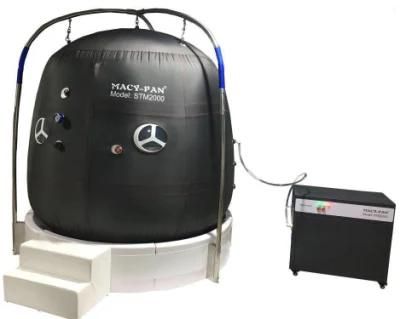 4 People Use Portable Hyperbaric Oxygen Chamber for Rehabilitation