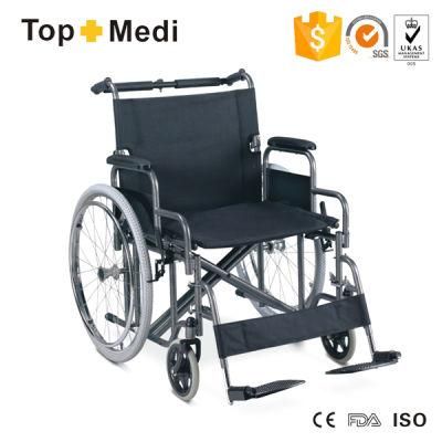 Guangzhou Supplier Steel Manual Bariatric Wheelchair for Sale