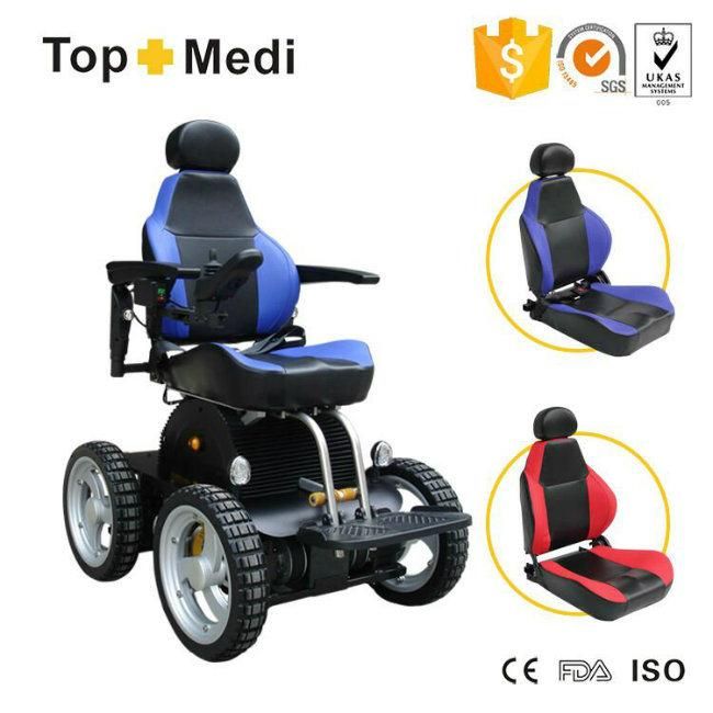 Offroad Standing Outdoor Automatic Power Electric Wheelchairs for Disabled People
