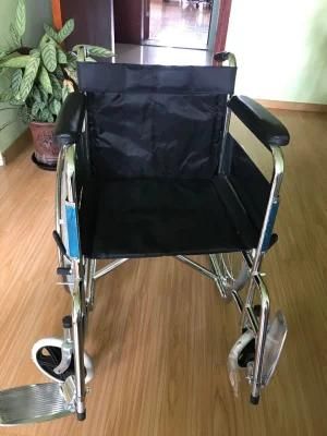 Modern Leisure Outdoor Chromed Plated Sport Wheelchair