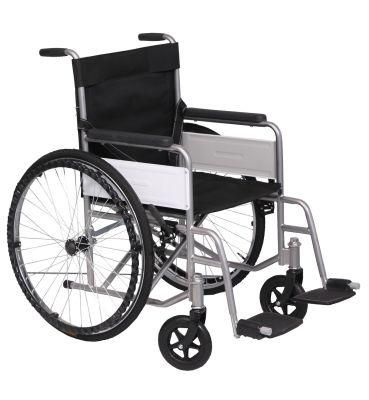 Steel Economic Wheel Chair Foldable/Folding Economic Disabled Wheelchair