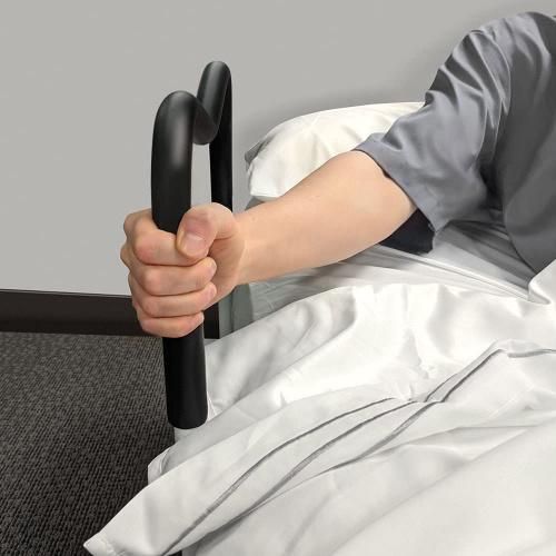 Wheelchair Assist- Steel Bed Assistance Rail W/Storage Bag Foam Handle Sabed Rail with Adjustable Handle