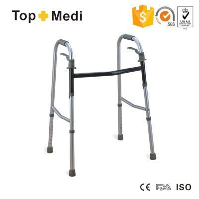 Reciprocating One Button Portable Walker Walking Aid