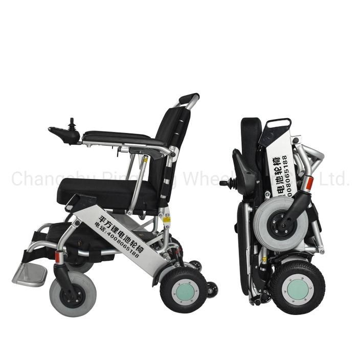 Ce Brushless Motor Lithium Ion Battery Folding Electric Wheelchairs for The Elderly Indoor and Outdoor