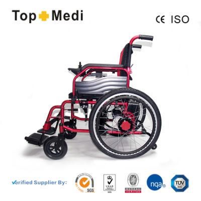 Ce Certificate Lightweight Portable Folding Mobility Power Wheelchair to Distributor