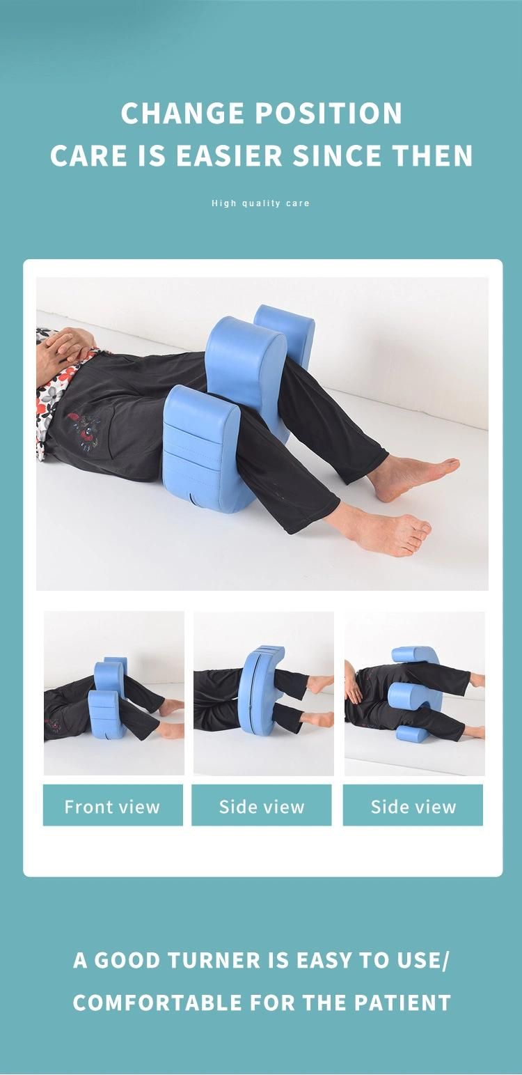 Patient Turning Device Anti-Pressure Easy Roller Pillow for Elderly Paralysis Bed Patient Turn Over Pillow