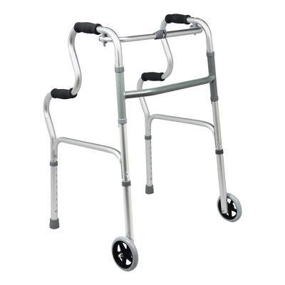 Adjustable Light Weight Mobility Adult Elderly Walking Wheel Walker for Disabled