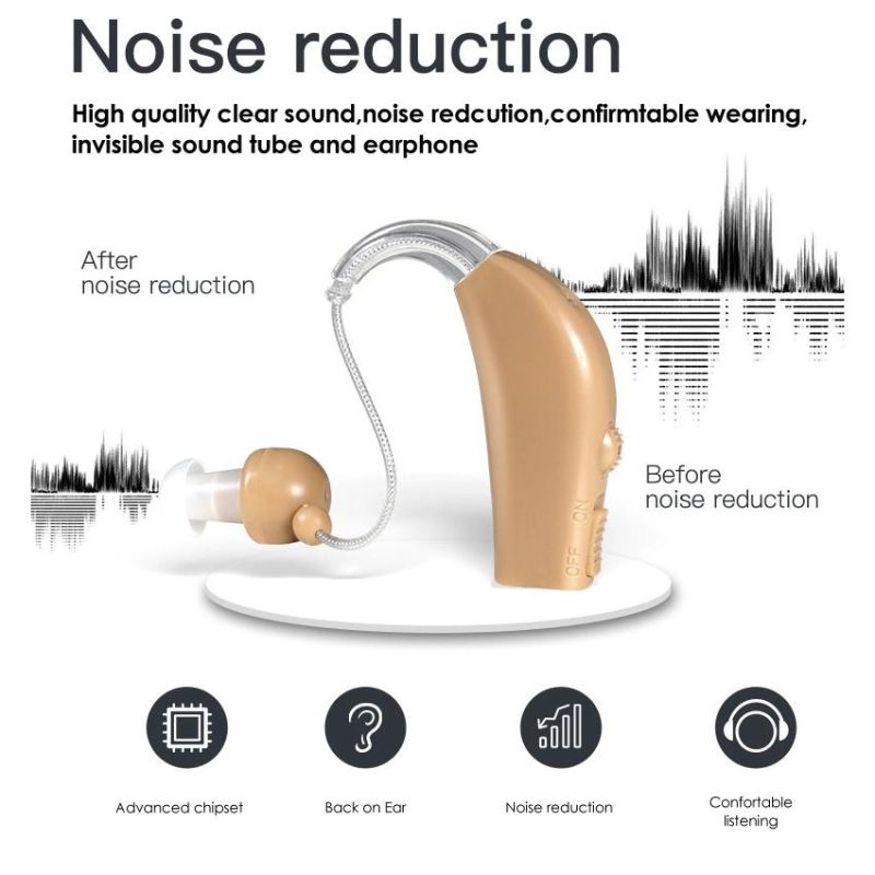 Earsmate Small Best Factory Digital Hearing Aid Rechargeable Hearing Amplifier Aids Ear Deaf Assist Small Earphone in Canal with Noise Reduction G27