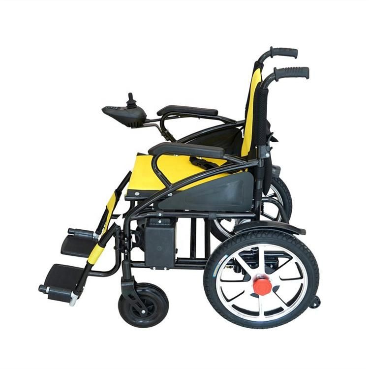 Factory Lightweight Cheap Price Foldable Electric Wheelchair for Disabled People
