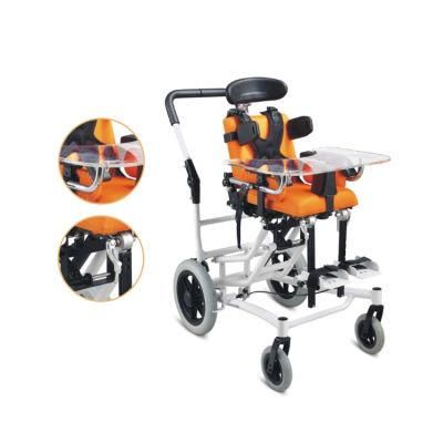 New Medical Equipment Aluminum Adapting Adjustable Reclining Manual Children Wheelchair