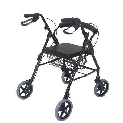 Medical Health Care Outdoor Aluminum Lightweight Walker Rollator for Elderly