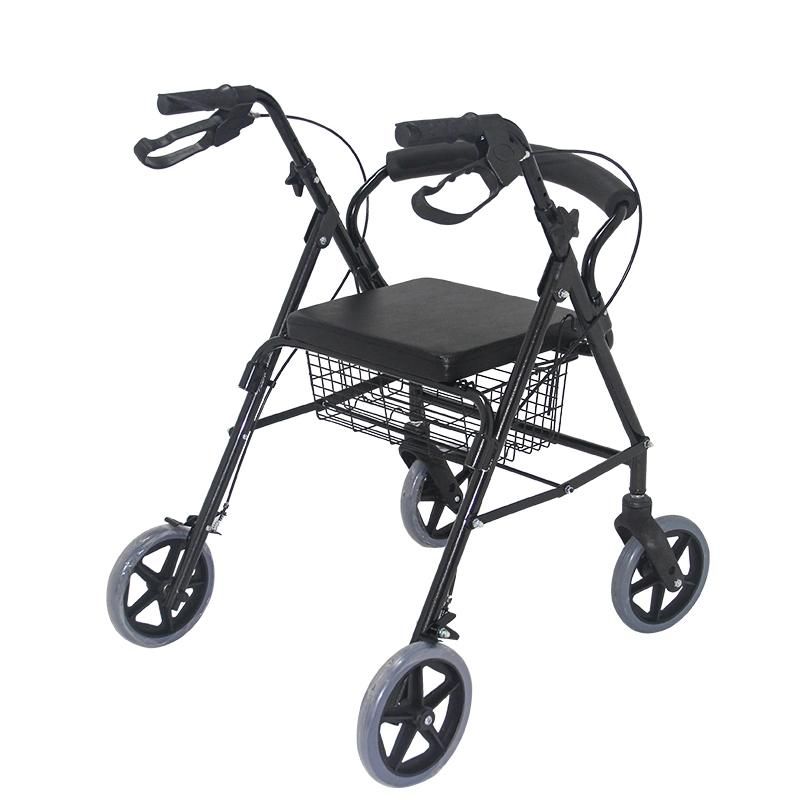 Factory Price Rehabilitation Orthopedic Rollator Walker with Seat