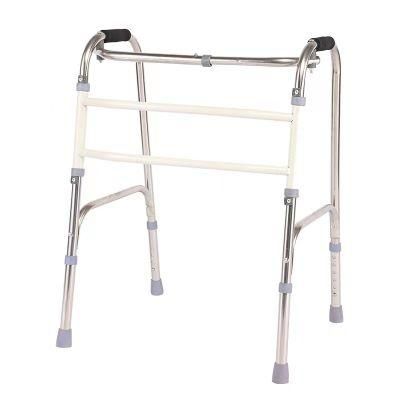 Lightweight Standing Frame Aluminum Folding Walking Aid Walker Disabled
