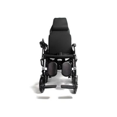 2022 New Product Topmedi Folding Reclining High Back Power Wheelchair