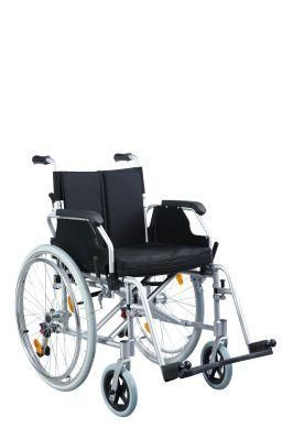 Aluminum Lightweight Wheelchair Heavy Duty Wheelchair with Swing Away Armrest