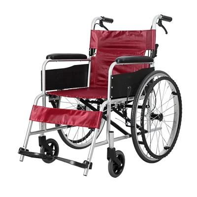 Manual Topmedi Folding Wheelchairs Sillas De Ruedas Ultra Lightweight Aluminum Wheelchair with CE Manufacture Taw701la