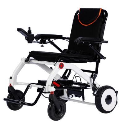Foldable Aluminum Alloy Electric 15.6ah Lithium Battery Wheelchair with CE&ISO and Hub Brushless Motor 700W