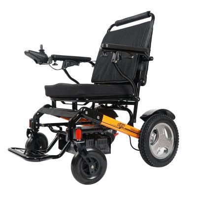 Outdoor Long Driving Folding Electric Wheelchair with Lithium Battery