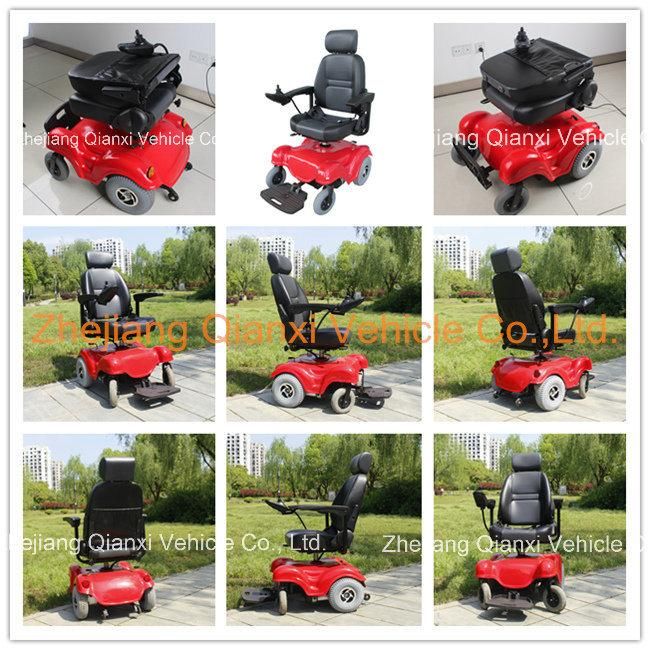 Outdoor up Leather Electric Power Wheelchair for Disably People (XFG-108FL)