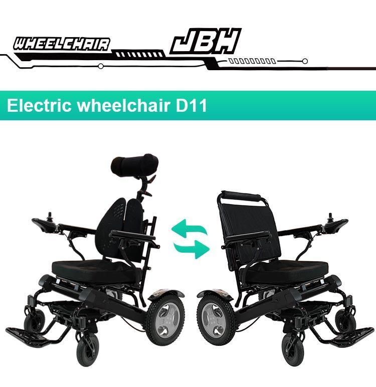 2019 Hot Sale Aluminium Folding Lithium Battery Motorized Wheelchair