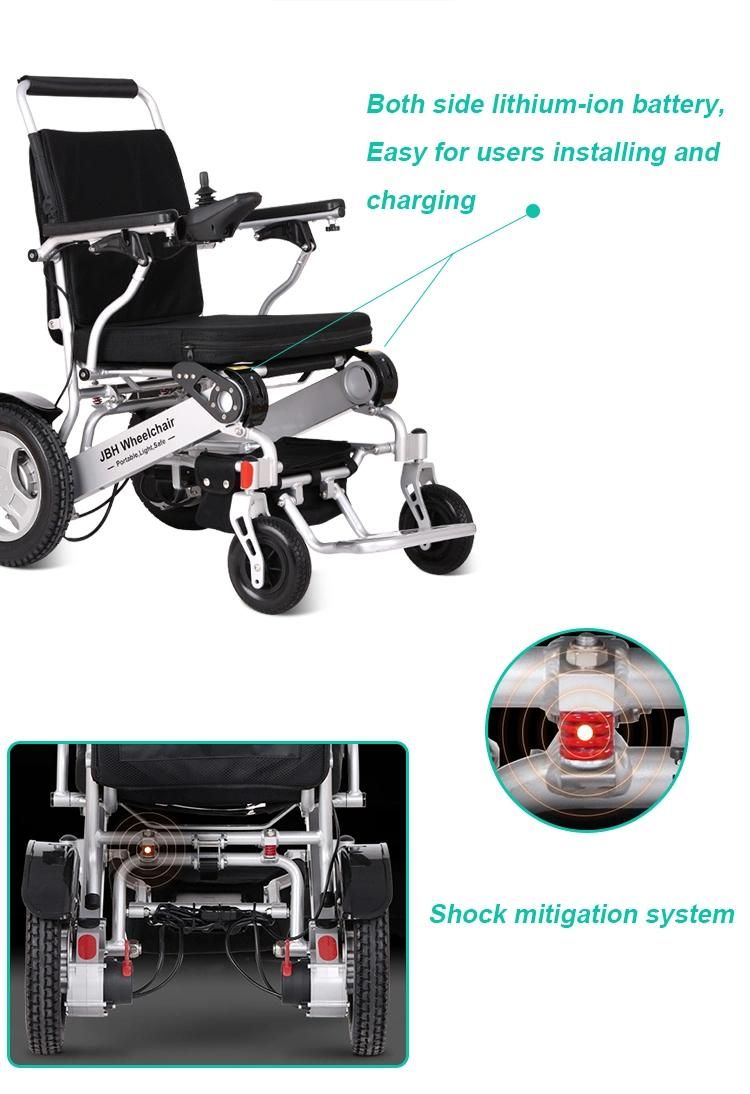 Motorized Wheelchair Electric Powered Wheelchair with Electronic Brake