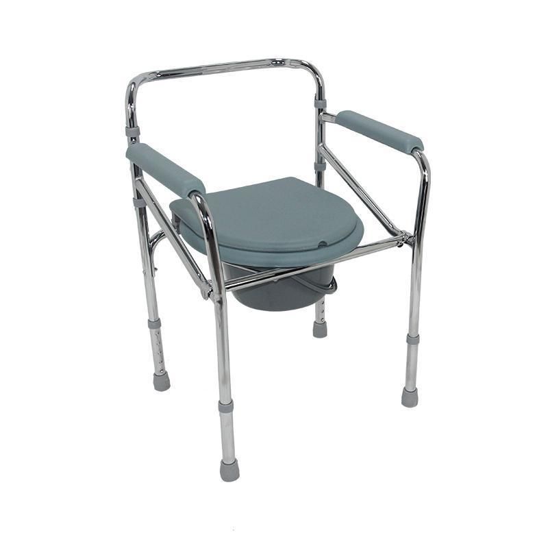 Mn-Dby005 Aluminum Commode Chair Folding Commode Chair Patient for Disable Old Age