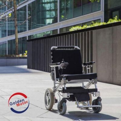 e-Throne! New Innovative design 8, 10, 12 inch Brushless lightweight folding power electric wheelchair CE approved