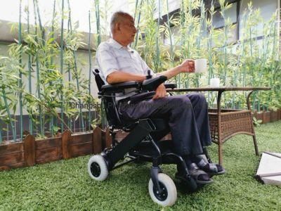 aluminum Alloy Motorized Battery Powered Portable Wheelchair with Ce, ISO13485