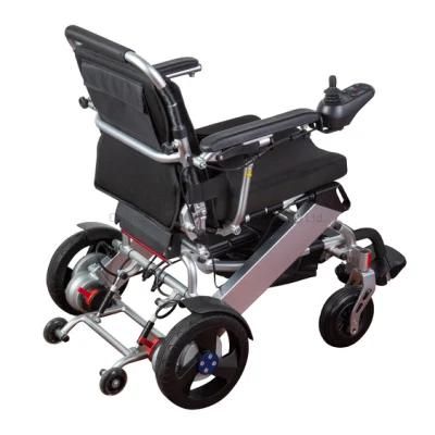 aluminum Alloy Noiseless Folding Portable Wheelchair Model E08 Ce, ISO13485