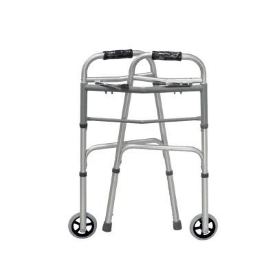 Mobility Walking Aids Adult Walker Adjustable Standing Orthopedic Walker with Wheels