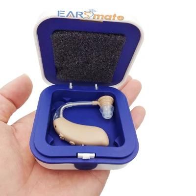 Super Battery Long Life 100 Hours Rechargeable Hearing Aid Earsmate Bte Aids 2021