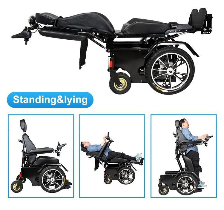 Strong Motor Standing Electric Wheelchair for Elder