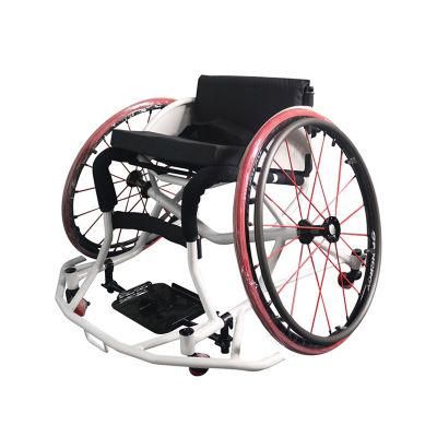 Topmedi Lightweight Foldable Leisure Basketball Sport Wheel Chair for The Disabled