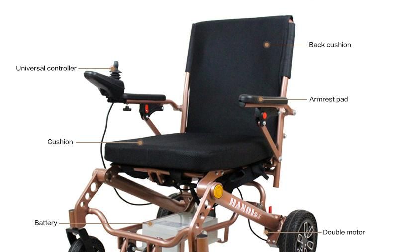 Electric Wheelchair Folding Lightweight Power Medical Mobility Aid Motorized FDA 1