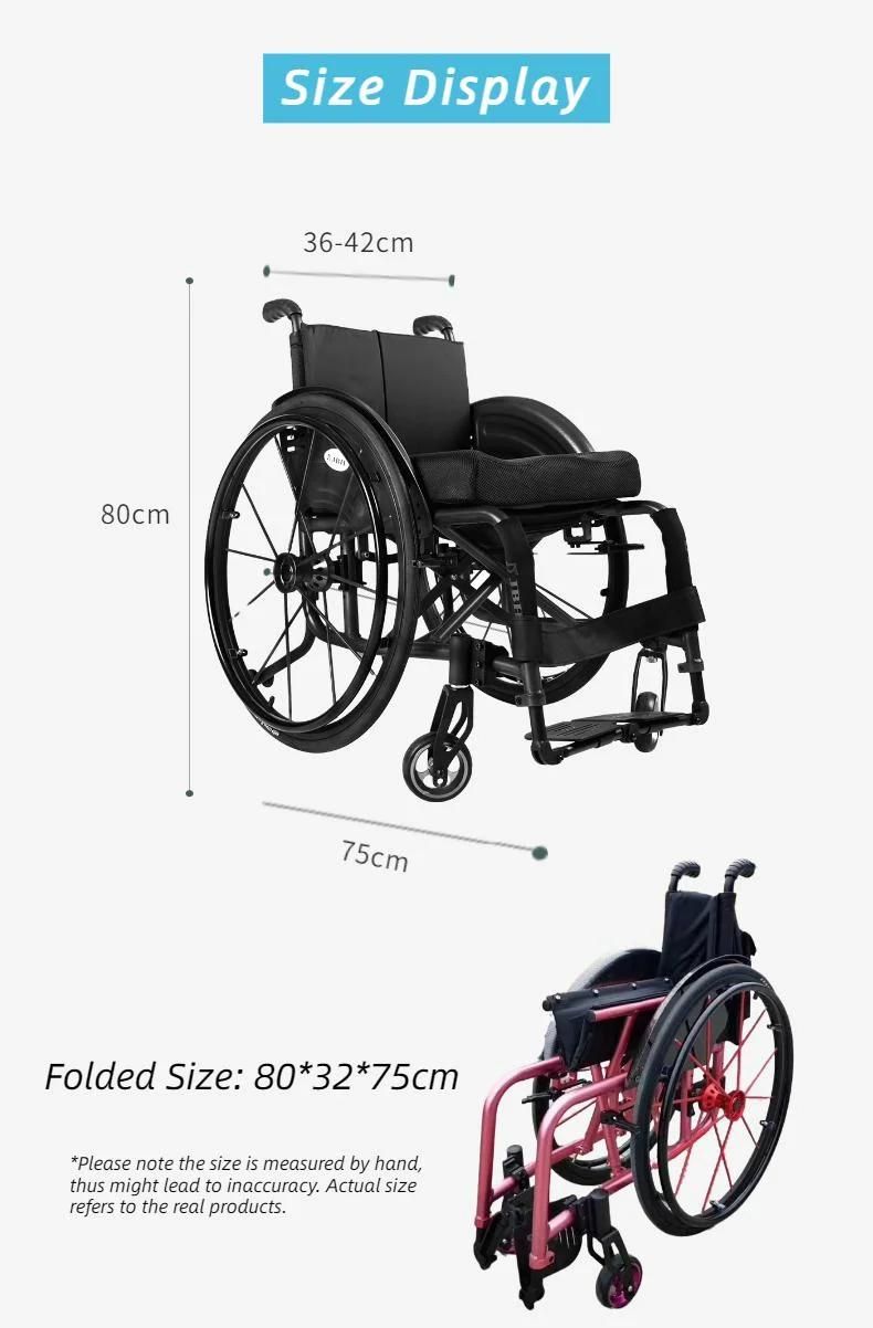 CE FDA Lightweight Sport Manual Wheelchair S002 Wheelchair for Sport