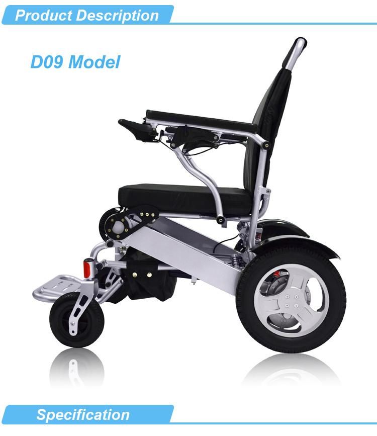Aluminum Folding Lightweight Power Wheelchair with Ce and FDA