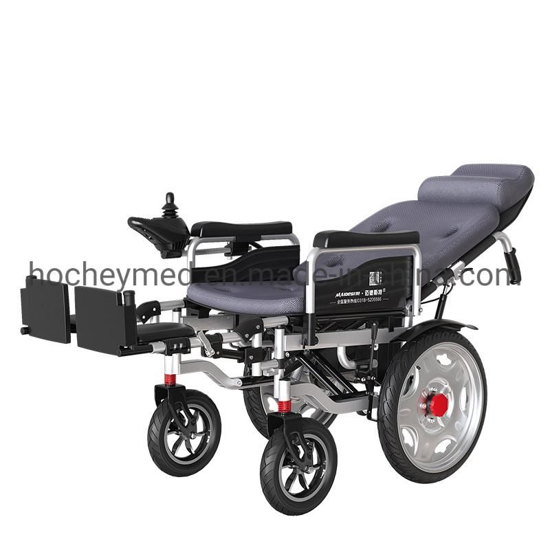 Hochey Medical Electronic Wheelchair Folding Handicapped Electric Wheelchair