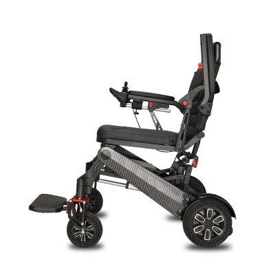 Topmedi Handicapped Automatic One-Key Folding Electric Wheelchair