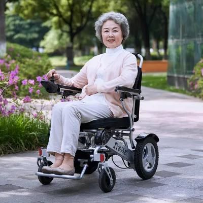 Powered Lightweight Portable Electric Folding Wheelchair