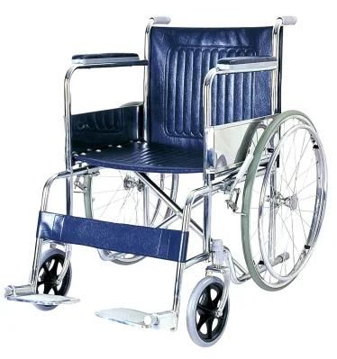 Medical Equipment Hospital Folding Manual Lightweight Wheelchair