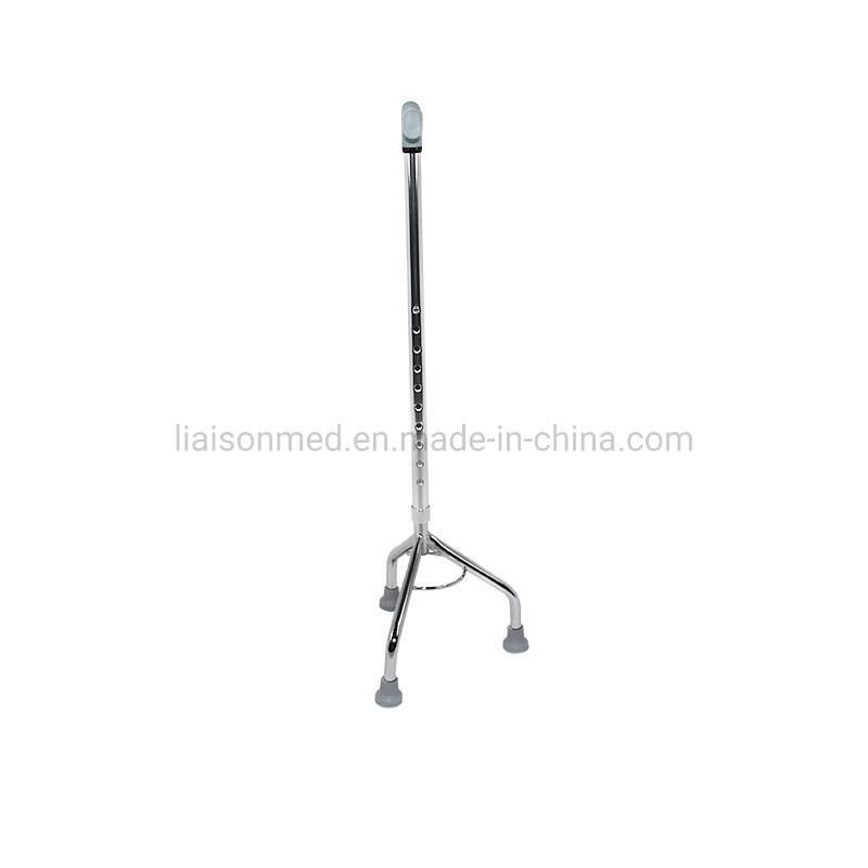 Mn-Gz003 Medical Four Claw Non-Slip Sleeve Cane Hand Aluminum Crutch