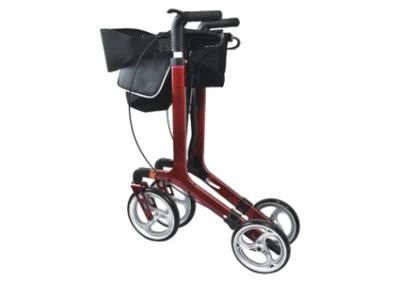 Four Wheels Aluminun Walking Aid Foldable Rollator